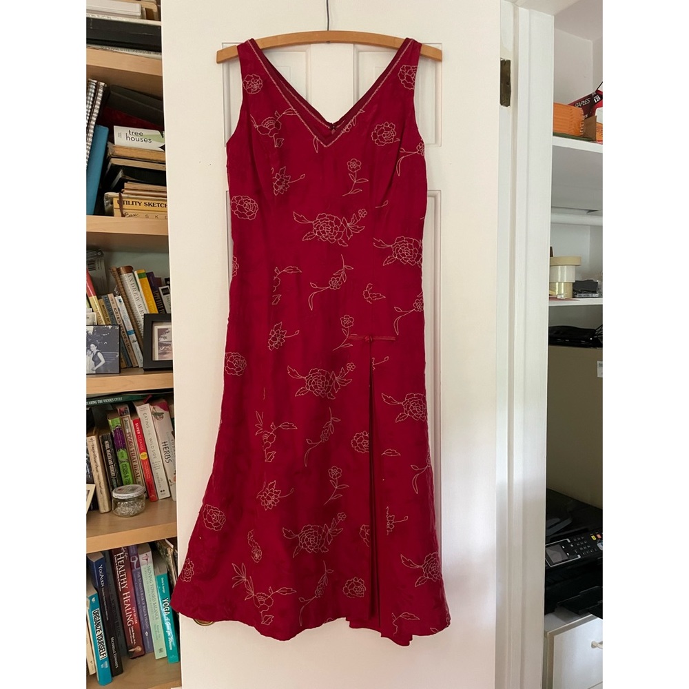 Beth Bowley Silk Embroidered Dress